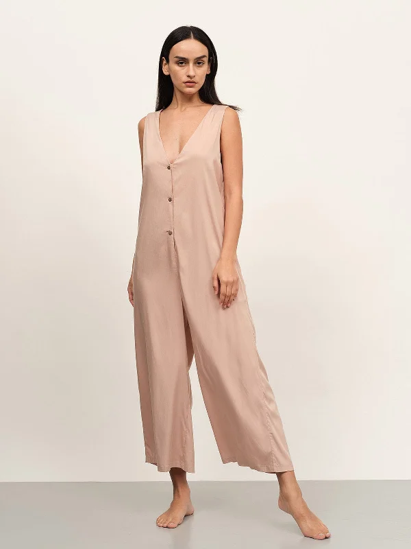 button-up-solid-jumpsuit