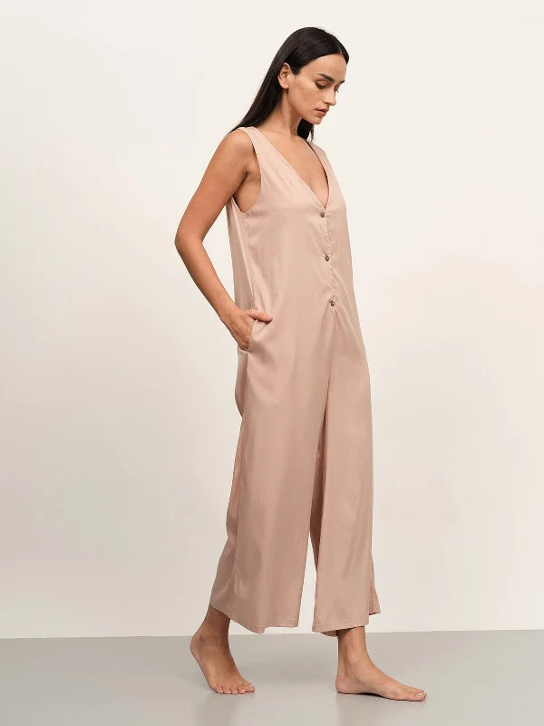 button-up-solid-jumpsuit