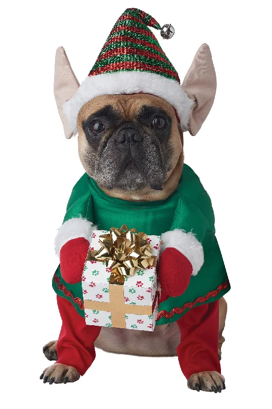 Pup Santa's Favorite Helper Dog Costume - Red/combo