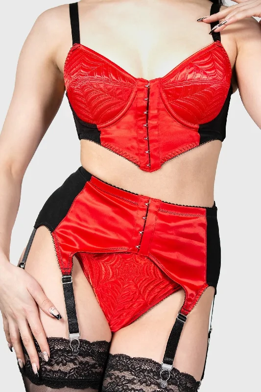 Scarlet Webutant Bullet Bra [RED]