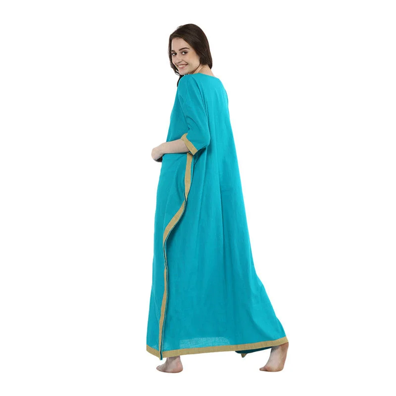 unidraa-cotton-v-neck-kaftan-blue-vks004-19722