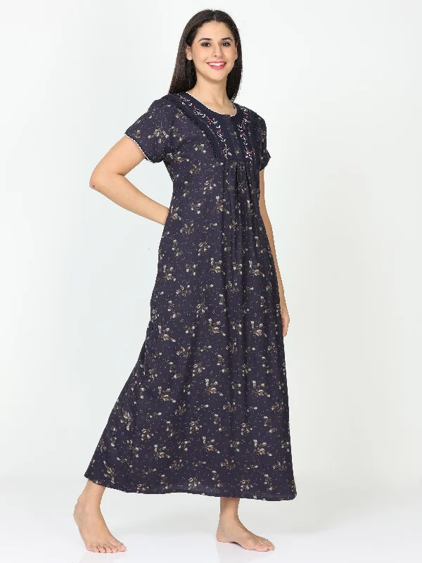 Alpine Designer Nighty Navy Blue