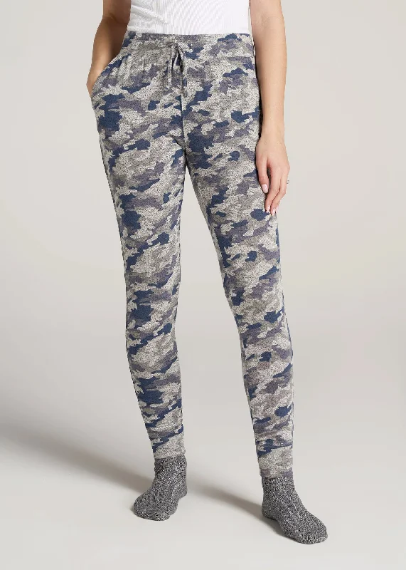 Cozy Lounge Joggers for Tall Women in Camo