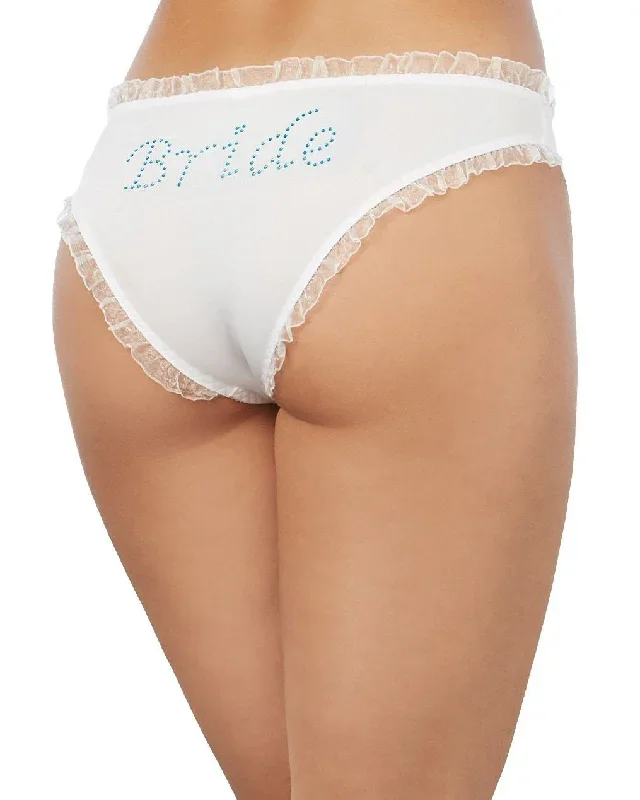 Dreamgirl Bride Print Tanga Panty