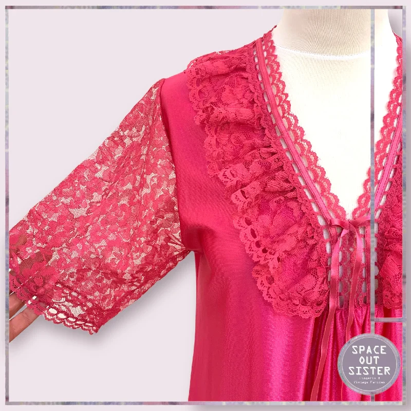 cerise-ruffle-lace-nightdress