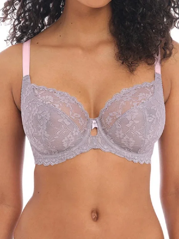 Offbeat Plunge Bra - Mineral Grey