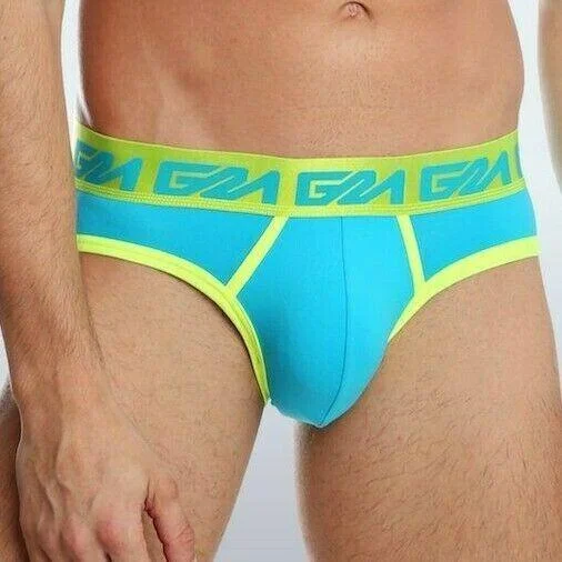 Garcon Model Briefs Barton Slip Fashion Fluorescent Brief Sky Blue 7