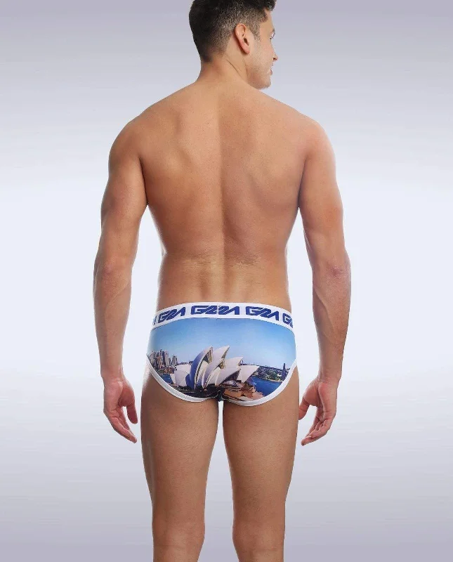 Garcon Model Briefs Sydney Print Brief Skyline Collection Urban City  7