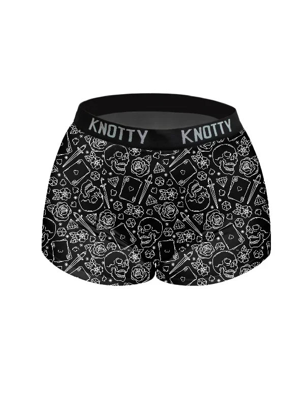 Inked Noir Boxer Boyshort