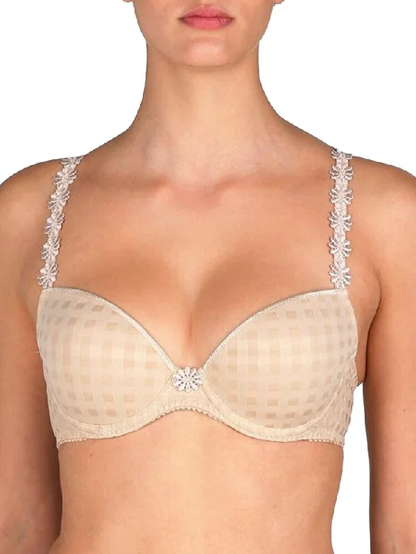 Avero Padded Plunge Bra - Caffé Latte