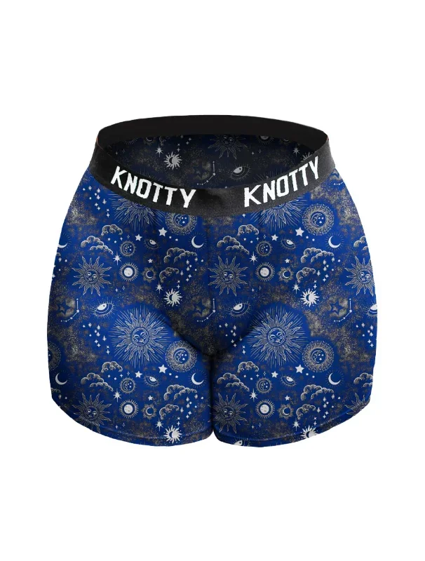 Moon, Sun & Stars in Navy Boxer