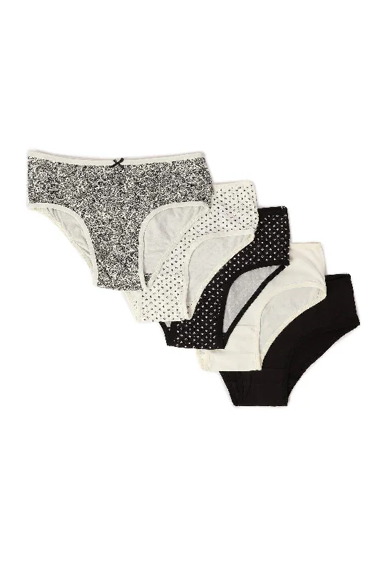 Pack of 5 Cotton Brief Panties