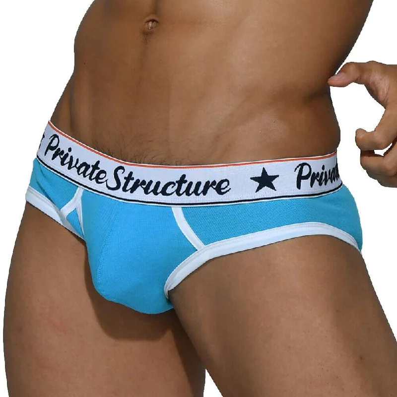 Private Structure Brief Classic Bamboo Mini Briefs Sky Blue 4069