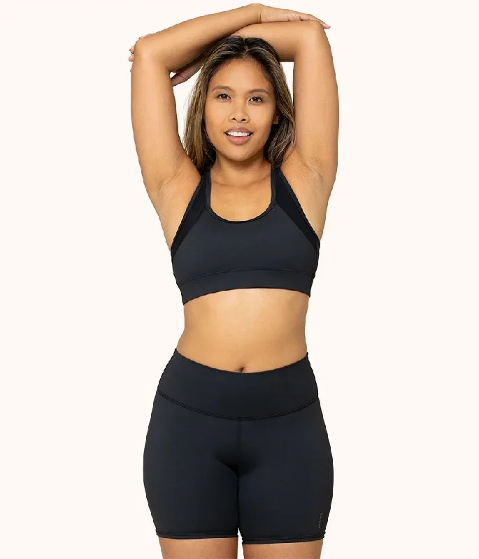 The Active Racerback Bra: Jet Black