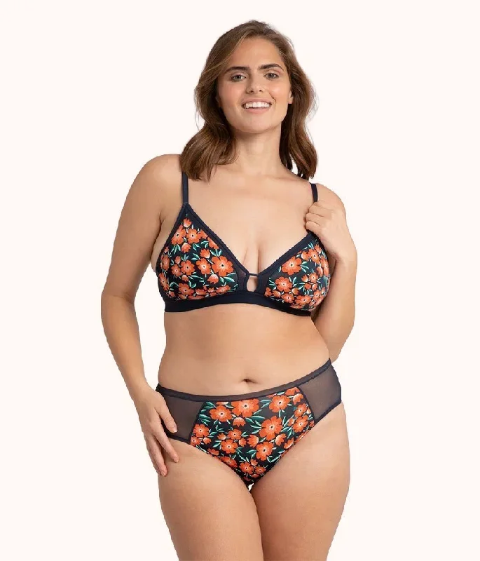 The Busty Bralette: Poppy Floral