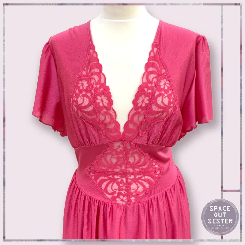 Vintage Magenta Nightdress